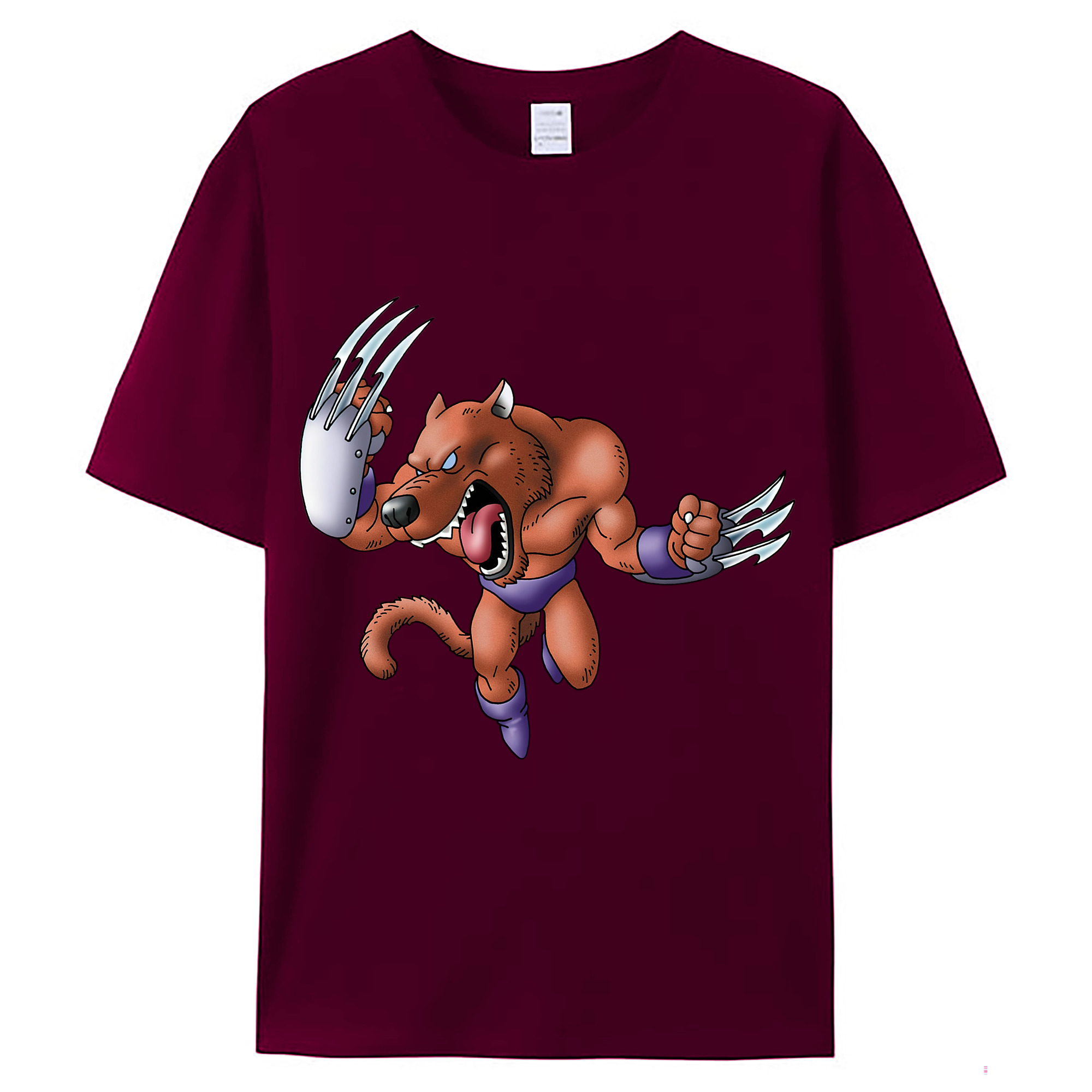 （画像用） ドラゴンクエスト Doragon Kuesuto Dragon Quest レディースカジュアルプリントTシャツ（綿100％）